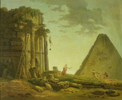 The Accident by Hubert Robert